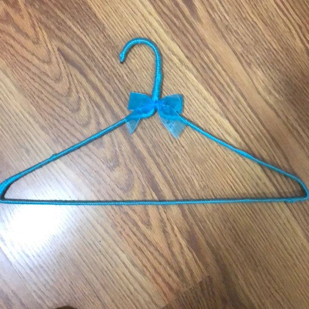 3 yarn covered hangers